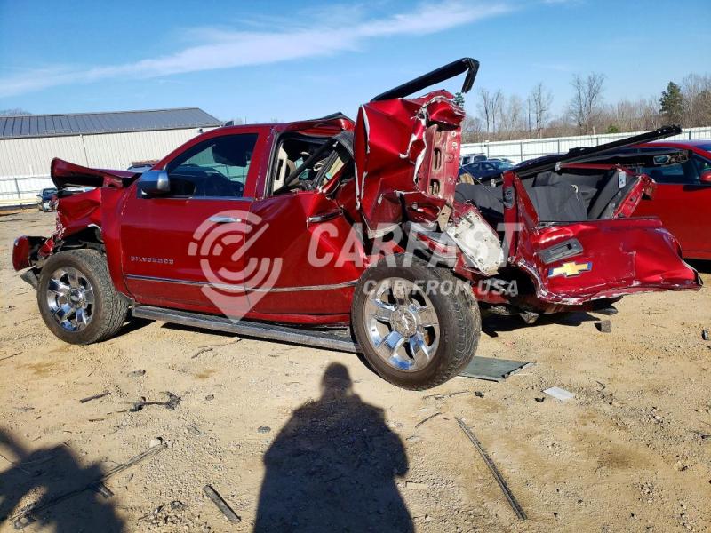 2018 Chevrolet Silverado 5.3 K1500 Ltz red Lot 97088405 Vin 3GCUKSEC6JG222548