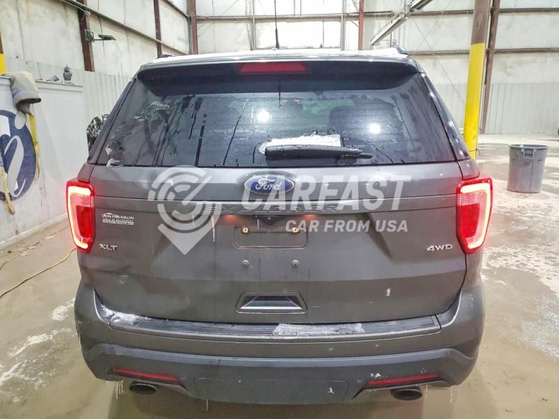 2018 Ford Explorer 3.5 Xlt grey Lot 74300365 Vin 1FM5K8D82JGB64269