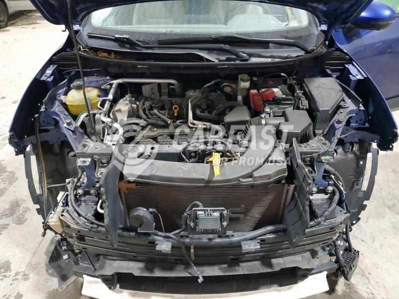 2021 Nissan Rogue 2.5 Sv blue Lot 75920675 Vin JN8AT3BB4MW202097