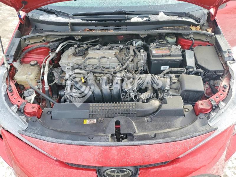 2021 Toyota Corolla 1.8 Le red Lot 74404825 Vin JTDEPMAE9MJ172143
