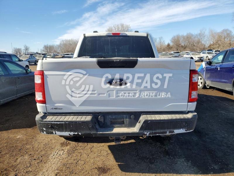 2021 Ford F-150 3.3 F150 Supercrew white Lot 77239005 Vin 1FTEW1EB3MFB96314