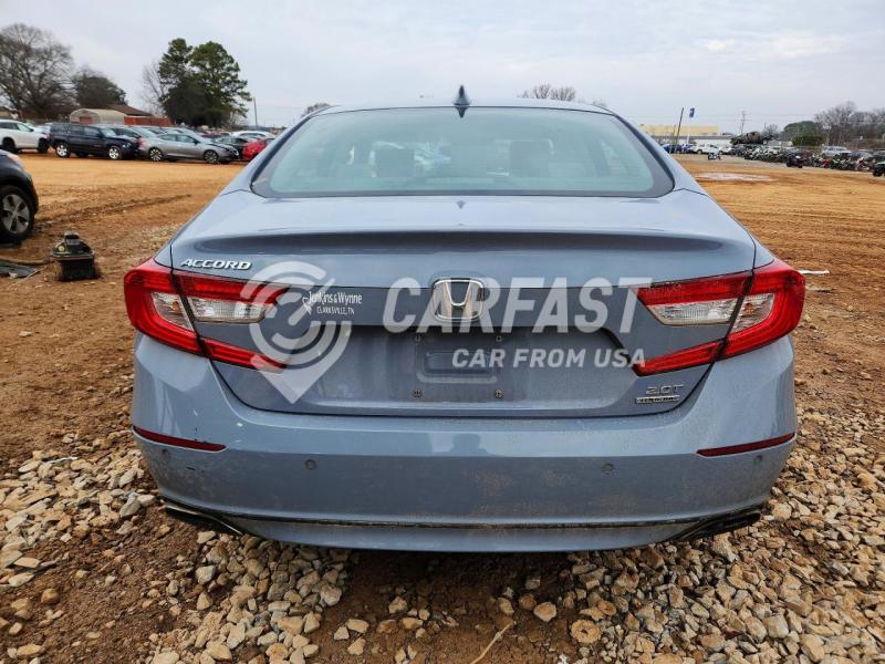 2021 Honda Accord 2.0 Touring Blue Lot 75616385 Vin 1HGCV2F90MA025367