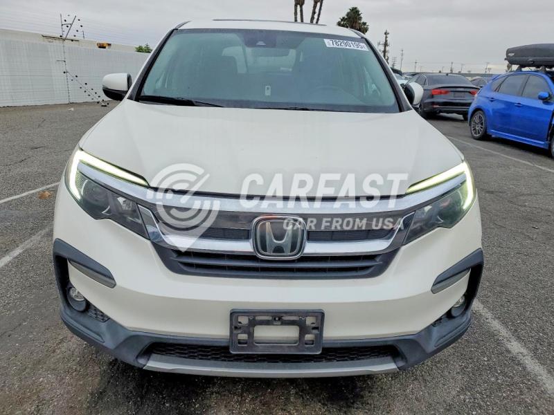 2019 Honda Pilot 3.5 Exl white Lot 78290195 Vin 5FNYF5H53KB027034