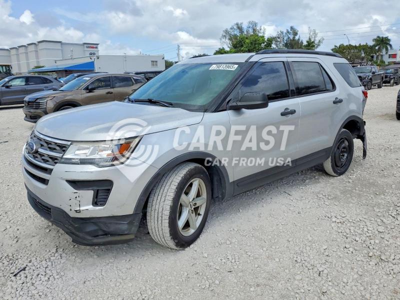 2018 Ford Explorer 3.5 silver Lot 79813965 Vin 1FM5K7B83JGB85077