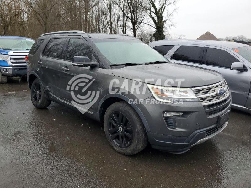 1FM5K8D84JGB50972 2018 Ford Explorer 3.5 Xlt grey