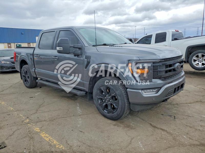 2023 Ford F-150 2.7 F150 Supercrew grey Lot 46121936 Vin 1FTEW1EP0PFC34338