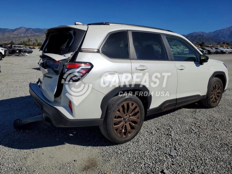 2025 Subaru Forester 2.5 Sport white Lot 76077915 Vin JF2SLDFC9SH429572