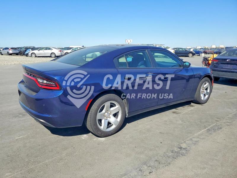 2019 Dodge Charger 5.7 Police blue Lot 47122996 Vin 2C3CDXAT4KH575885