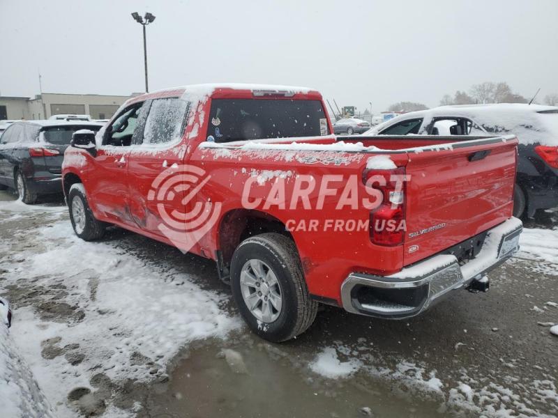 2021 Chevrolet Silverado 5.3 K1500 Lt red Lot 91667085 Vin 1GCUYDED1MZ428447