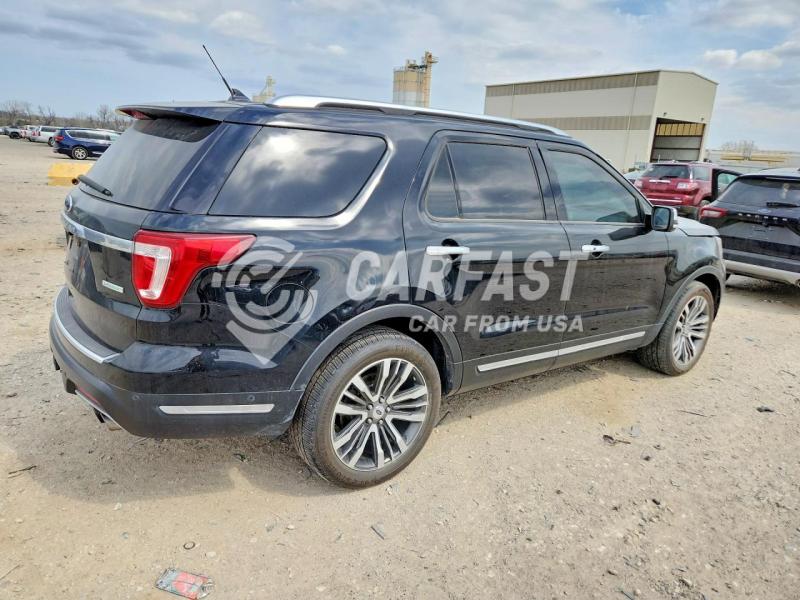 2018 Ford Explorer black Lot 48077546 Vin 1FM5K8HT5JGB87365