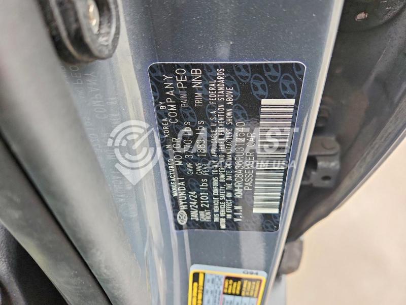 2024 Hyundai Venue 1.6 Limited grey Lot 47763886 Vin KMHRC8A36RU312640