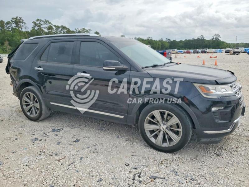 2018 Ford Explorer 3.5 Limited black Lot 48243156 Vin 1FM5K7F89JGB10958