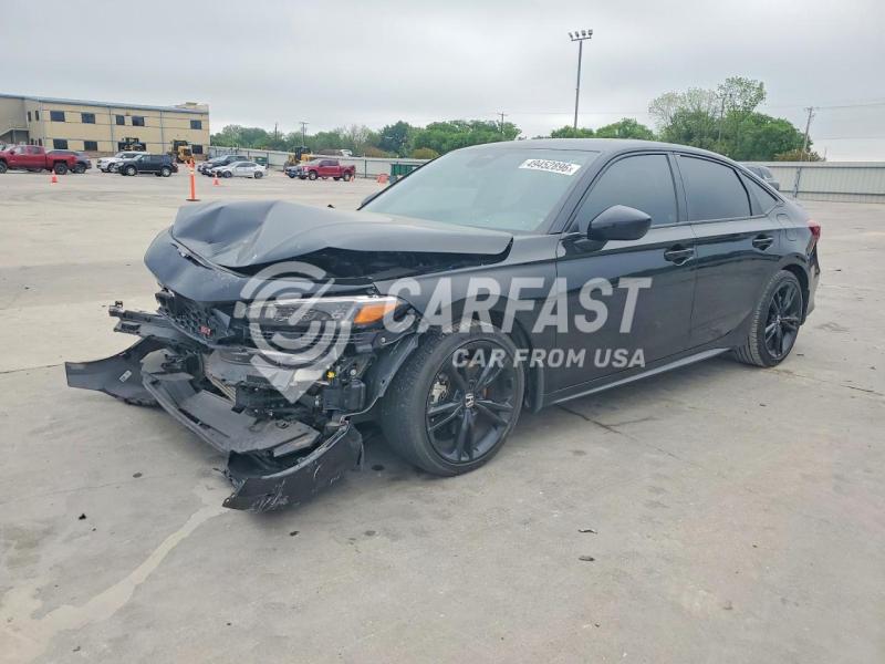 2025 Honda Civic 4D black Lot 49452896 Vin 2HGFE1E58SH472310