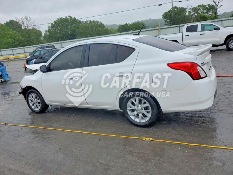 2019 Nissan Versa 1.6 Sv white Lot 52398646 Vin 3N1CN7AP3KL844626