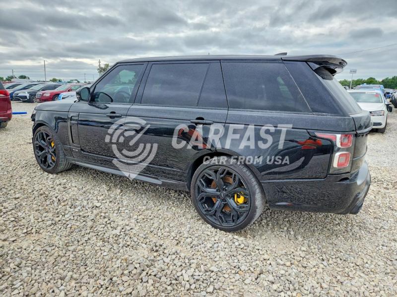 2020 Land rover RANGE ROVER 5.0 P525 HSE BLACK Lot 48279416 Vin SALGS5SE2LA402379