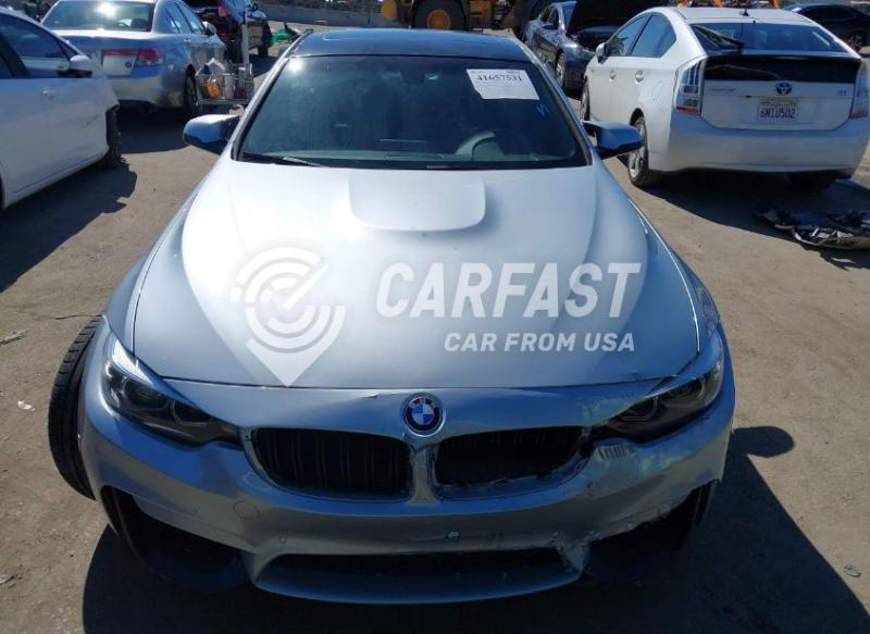 2018 BMW M4 3.0 Silver Lot 111041657531 Vin WBS4Y9C5XJAC87537