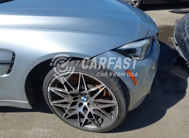 2018 BMW M4 3.0 Silver Lot 111041657531 Vin WBS4Y9C5XJAC87537