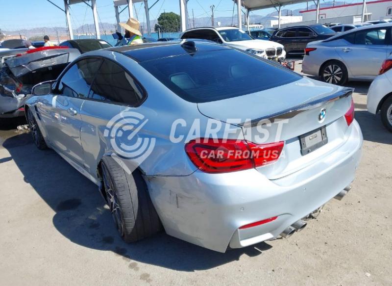 2018 BMW M4 3.0 Silver Lot 111041657531 Vin WBS4Y9C5XJAC87537