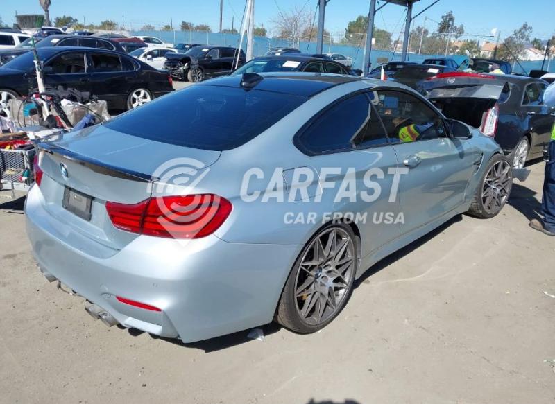 2018 BMW M4 3.0 Silver Lot 111041657531 Vin WBS4Y9C5XJAC87537