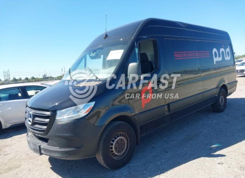 2019 Mercedes-benz Sprinter 2500 3.0 HIGH ROOF V6 Black Lot 111041825674 Vin WD4PF1CD8KP143473