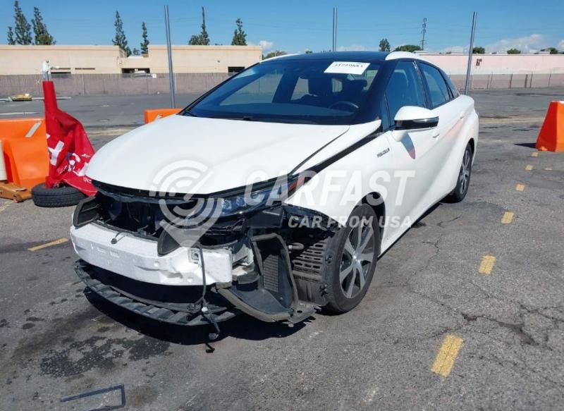 2020 Toyota Mirai White Lot 111041759883 Vin JTDBVRBD2LA008212