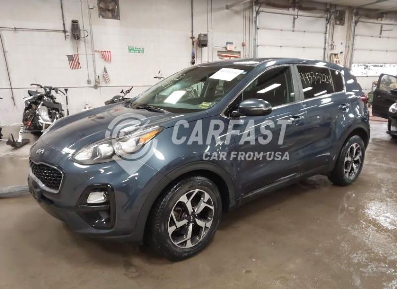 2021 Kia Sportage 2.4 Lx blue Lot 111044335224 Vin KNDPMCAC7M7863243