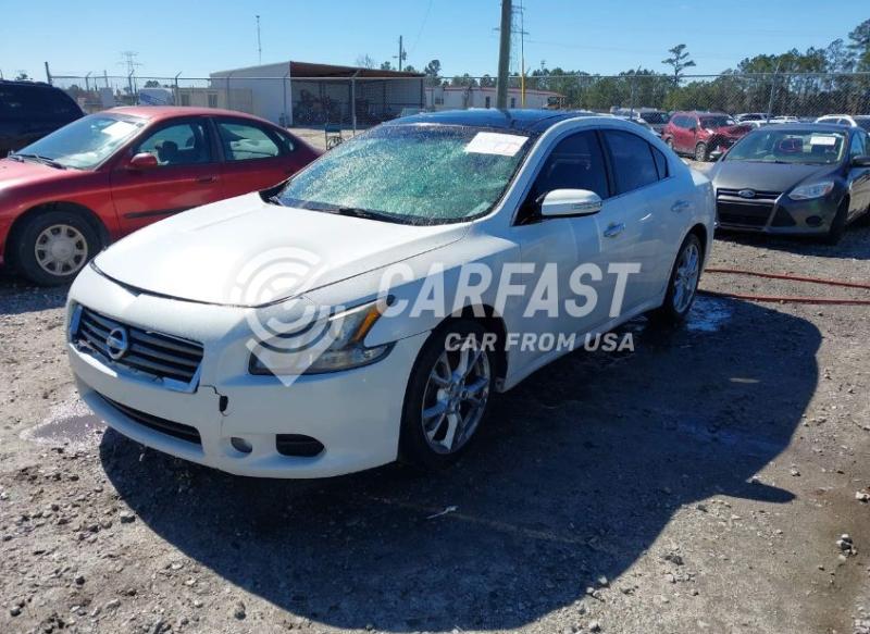 2014 Nissan Maxima 3.5 3.5 Sv white Lot 111044406902 Vin 1N4AA5AP9EC458514