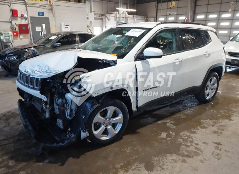3C4NJDBB8LT240770 2020 Jeep Compass 2.4 Latitude 4X4 white
