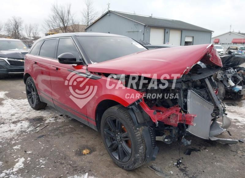 2022 Land rover Range rover velar 2.0 P250 S red Lot 111044025301 Vin SALYJ2EX1NA347316
