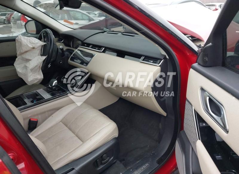 2022 Land rover Range rover velar 2.0 P250 S red Lot 111044025301 Vin SALYJ2EX1NA347316
