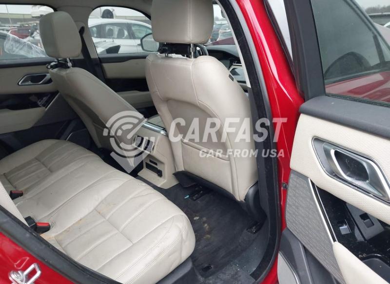 2022 Land rover Range rover velar 2.0 P250 S red Lot 111044025301 Vin SALYJ2EX1NA347316