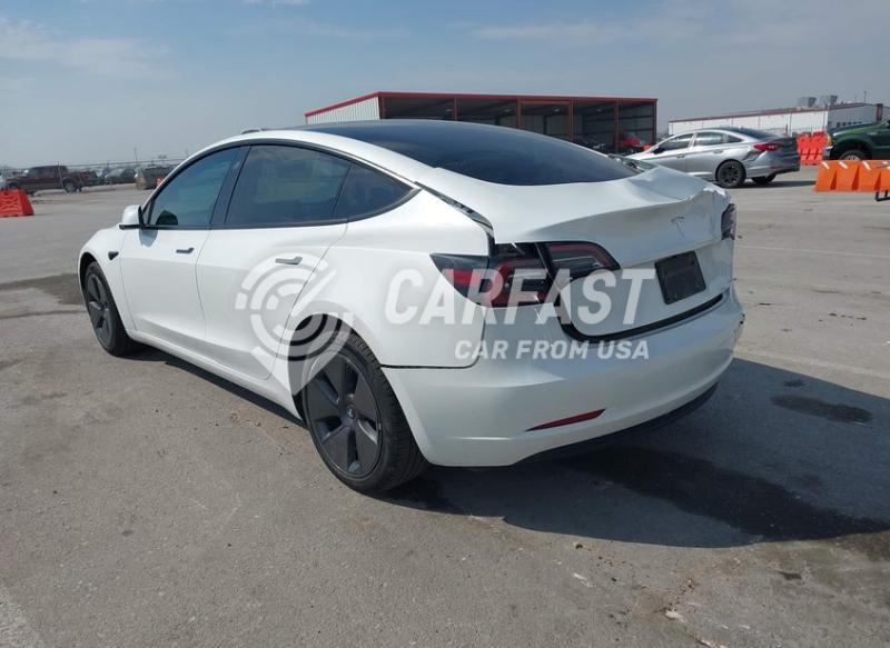 2023 Tesla Model 3 Rear-Wheel Drive white Lot 111044696356 Vin 5YJ3E1EA4PF697450