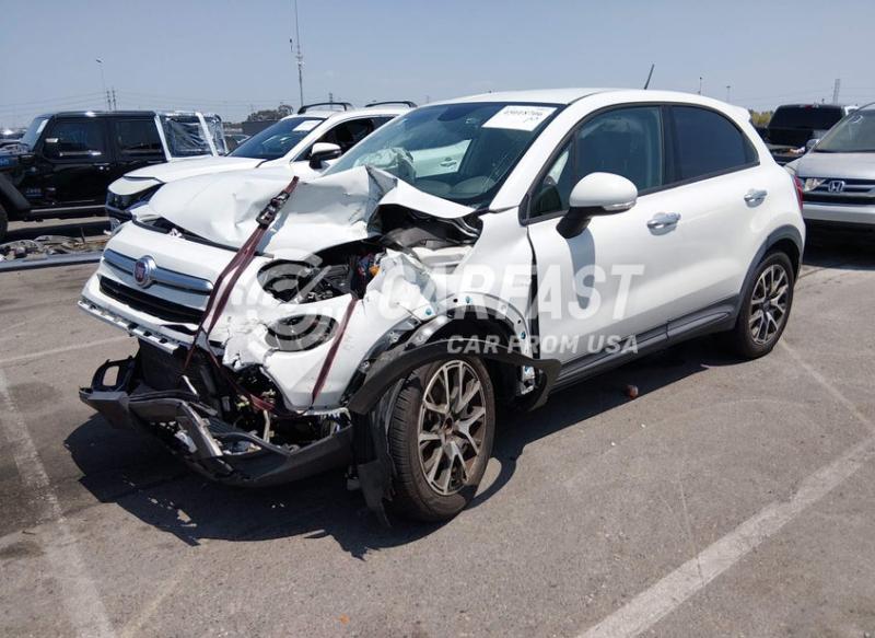 ZFBCFYET7GP339579 2016 Fiat 500x 2.4 Trekking Plus white