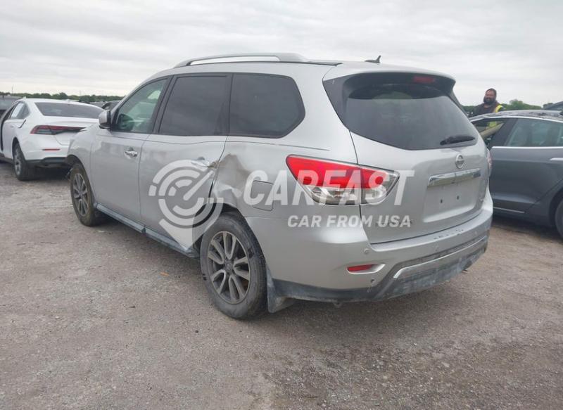 2015 Nissan Pathfinder 3.5 Sv silver Lot 111044966052 Vin 5N1AR2MN8FC618097